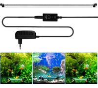 TolleTour 112cm LED Aquarium Tortue Lampe RGB Spot Luminaires Poissons d'eau douce