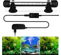 TolleTour 18cm LED Aquarium Tortue Lampe RGB Spot Luminaires Poissons d'eau douce