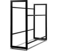 TolleTour 1x étagère pour caisses de boissons étagère pour caisses de bière caisses de boissons en métal 71x30x140cm
