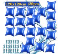 TolleTour 20pcs Coussins de piscine 122 x 122 x 60 cm Coussins d'air d'hiver pour piscine, coussins d'air de piscine, coussin, coussin d'hiver pour bâche de couverture de piscine hivernage
