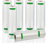 TolleTour 2x-8x Rouleaux sous vide Sacs sous vide 20 x 600 cm Film pour mise sous vide + sachets- 6x Rouleaux sous vide