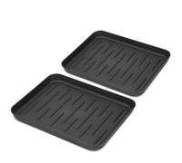 TolleTour 2x Égouttoir à chaussures Rangement pour chaussures Bac à chaussures Camping Rangement polyvalent Camping 35x27cm