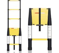 TolleTour 3.8M Alu Echelle télescopique Echelle pliante Echelle double Echelle coulissante Echelle multi-usage Echelle d'appui Echelle en aluminium