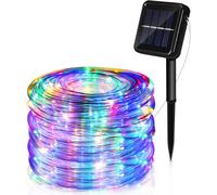 TolleTour 32 M Chaîne lumineuse solaire Tuyau lumineux LED Chaîne lumineuse 8 modes d'éclairage Fête Jardin Intérieur Extérieur Décoration Lumières de Noël