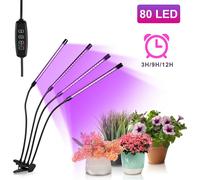 TolleTour 40Watt Lampe pour plantes Lampe pour plantes LED Grow Light - minuterie automatique 3-9-12 heures