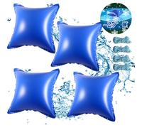 TolleTour 4pcs Pool Coussin d'hiver pour piscine Coussin d'air 122 x 122 x 60 cm, coussin de piscine, coussin d'air, coussin d'hiver pour bâche de couverture de piscine hivernage