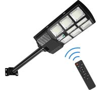 TolleTour 5X 300W Réverbère mural solaire avec détecteur de mouvement Lampe de rue LED
