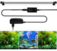 TolleTour 62cm LED Aquarium Tortue RGB Lampe spot Luminaires Poissons d'eau douce