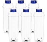 TolleTour 6x filtres à eau de remplacement pour les machines à café DeLonghi DLSC002, SER3017 - y compris les versions des séries ECAM, ESAM, ETAM