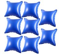 TolleTour 8pcs Coussins de piscine Coussin d'air d'hiver pour piscine 122 x 122 x 60 cm, Coussin d'air pour piscine, coussin, coussin d'hiver pour bâche de couverture de piscine hivernage