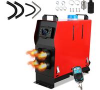 TolleTour Aérotherme diesel 5KW, 12V chauffage autonome diesel, chauffage air diesel, chauffage air diesel, chauffage autonome air pour voiture camion camping-car bus avec interrupteur LCD sortie d'ai