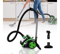 TolleTour Aspirateur sans sac 900W Aspirateur de sol Filtre HEPA Capacité de stockage de poussière 3L