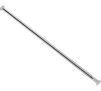 TolleTour Barre télescopique Stainless steel sans percer, Barre de rideau de douche Barre de serrage Barre de rideau 140-260cm