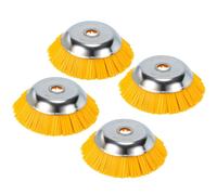 TolleTour Brosse à mauvaises herbes 4 pièces nylon 25,4x200mm Embout débroussailleuse Pour débroussailleuse Stihl 8 pouces