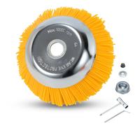 TolleTour Brosse désherbage nylon embout débroussailleuse 25,4x200mm Brosse nylon pour débroussailleuse Stihl