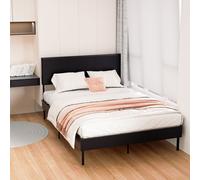 TolleTour Cadre de lit tête de lit haute robuste Cadre de lit maximal 140x200CM Capacité de charge 350 kg pour lit de chambre à coucher Similicuir