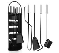 TolleTour Couvert de cheminée moderne 5 pièces Accessoires de cheminée