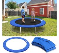 TolleTour Couverture de bord pour trampoline Ø 305cm Bleu, résistant à la déchirure & aux UV, couverture de ressort de remplacement, coussin de cadre, coussin de protection pour trampoline de jardin