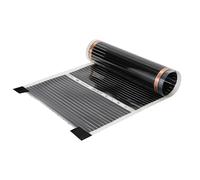 TolleTour Film chauffant Chauffage au sol Chauffage électrique infrarouge, 220W/m2, convient pour 7m2, kit de film chauffant, 2x0.5m par pièce