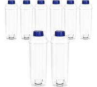TolleTour Filtre à eau Coffee² Pack 8 compatible avec les machines à café Delonghi DLSC002, Accessoires pour machines à café des séries ECAM, ETAM et ESAM