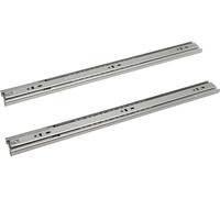 TolleTour Glissières de tiroirs Coulisse de tiroir Glissière à galets Glissière de tiroirs Glissière à billes Fermeture automatique Extension totale Longueur 650mm 1paire