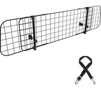 TolleTour grille pour chien voiture Avec petits animaux fonctionne réglable de 90-145 cm Prendre 3 fils barbelés noir