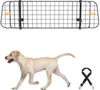TolleTour grille pour chien voiture Prendre 3 fils barbelés largeur réglable de 90-145 cm pour chiens noir