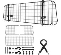 TolleTour grille pour chiens grille de séparation pour voiture grille universelle pour chiens Nimm 3 barbelé réglable de 90-145 cm noir