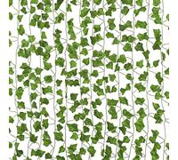 TolleTour Guirlande de Lierre Artificiel, Foliage Vine Garland of Lierre Faux Lierre Spalier Décoration de plantes pour les fêtes, mariage, cuisine, jardin, bureau