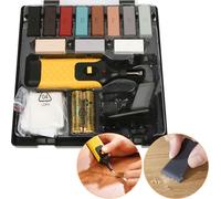 TolleTour Kit de réparation Carrelage Éliminer les imperfections sur les surfaces céramiques en un clin d'œil Kit de cire fondante sans fil 7 pièces 11 couleurs de cire