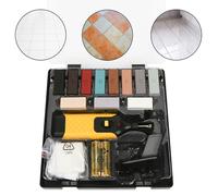 TolleTour Kit de réparation du bois 17 pièces - 11 couleurs différentes. Kit de cire pour réparer les surfaces en bois de toutes sortes et les carreaux de faïence, kit de réparation pour carreaux
