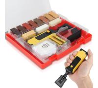 TolleTour Kit de réparation du bois pour stratifié et parquet avec 11 barres de cire dure Kit de réparation du carrelage Autre outillage à main