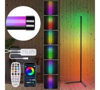 TolleTour Lampadaire LED 7W multicolore Dimmable RGB Lampadaire d'angle Colonne lumineuse Couleur