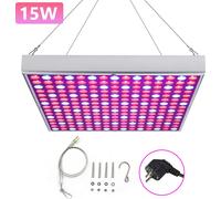 TolleTour Lampe pour plantes spectre complet 225 LEDs 15W Lumière pour plantes d'intérieur Lampe de croissance Lampe de culture