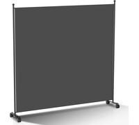 TolleTour Paravent sur roulettes Outdoor Séparateur d'espace jardin Paroi espagnole Séparateur d'espace 1 pièce Anthracite 187x181 cm