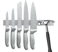 TolleTour Porte-couteau Barre magnétique en acier inoxydable Support mural Barre porte-couteau 40CM 1