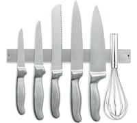 TolleTour Porte-couteaux Barre magnétique en acier inoxydable Support mural Barre porte-couteaux 40CM 2er