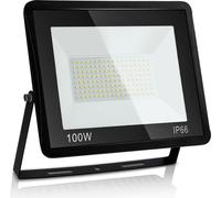 TolleTour Projecteur LED 100W Projecteur extérieur LED étanche Projecteur de sécurité extérieur pour jardin garage blanc froid