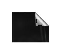 TolleTour Tissu occultant Protection solaire Protection solaire occultante à 100%,film avec revêtement thermique,opaque pour fenêtres,Velux et lucarnes(140*200cm,noir)
