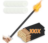 TolleTour Torches Torches de jardin Torches de cire Durée de combustion Torche de part professionnelle Fiançailles Torche de part professionnelle pour les fiançailles avec une longue durée de combusti