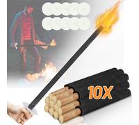 TolleTour Torches Torches de jardin Torches de cire Durée de combustion Torche de part professionnelle Fiançailles Torche de part professionnelle pour les fiançailles avec une longue durée de combusti