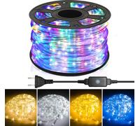 TolleTour Tuyau lumineux LED Chaîne lumineuse Éclairage Coloré 30 mètres LED pour intérieur/extérieur Éclairage Noël Décoration Tuyau lumineux