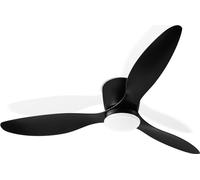 TolleTour Ventilateur de plafond LED éclairage avec télécommande Ventilateur Timing pour chambre à coucher