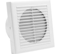 TolleTour Ventilateur de salle de bain Ventilateur mural Avec déflecteur de reflux 100mm Ventilateur Salle de bain Ventilateur tubulaire 100mm