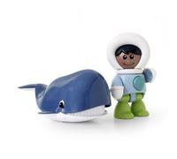 Tolo BIO coffret jouet baleine et garçon polaire - jouet éducatif écologique