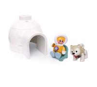 Tolo BIO set igloo jouet - jouet éducatif durable pour enfants