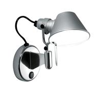 Artemide Applique murale Tolomeo Micro Faretto aluminium avec interrupteur