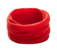 Tolospace Cache-cou d'hiver tricoté en fausse laine pour femme - Écharpe tube douce et légère pour temps froid, Rouge, 23x40cm/9"x15.7"