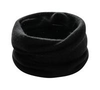 Tolospace Cache-cou d'hiver tricoté en fausse laine pour femme - Écharpe tube douce et légère pour temps froid, Noir , 23x40cm/9"x15.7"