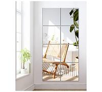 TOLOVIC Miroir Mural Adhésif en Verre - Décoration Murale Sans Cadre pour Salle de Bain, Porte, Chambre, Salon
